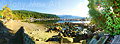 Deep Cove - Low Tide -  Vancouver art prints by renowned artist Tony Max