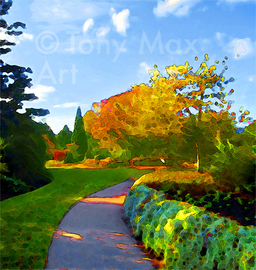 Garden Path - November - Fine Art Pictures by  artist Tony Max