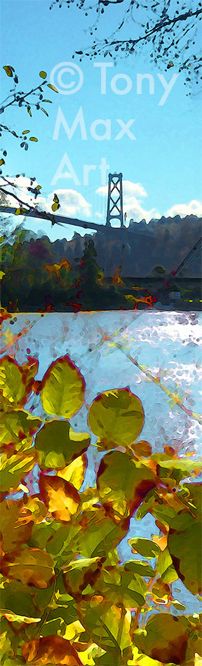 Lions Gate in October -  Vancouver art prints by Canadian artist Tony Max