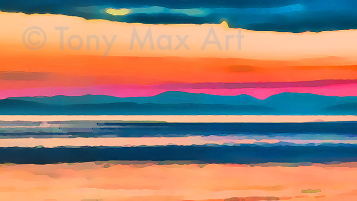 Pacific – Bold Expanse – BC paintings by artist Tony Max