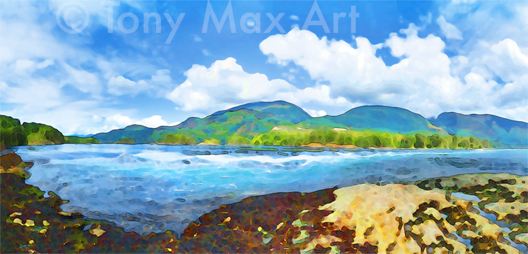 Skookumchuck Rapids" – Sunshine Coast art by artist Tony Max