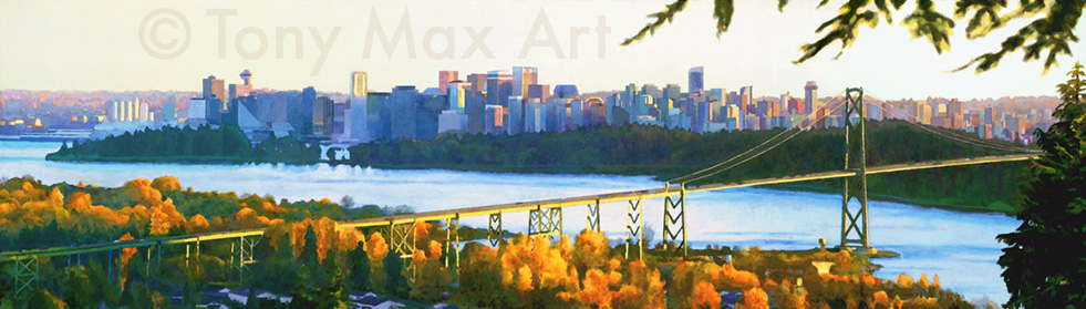 From Sentinel Hill - West Vancouver art prints  by artist Tony Max