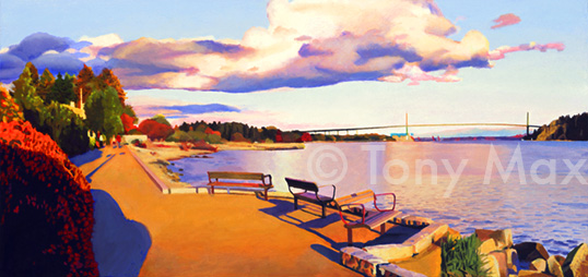 Inlet Outlook - Ambleside - Vancouver Art Prints by renowned Canadian Artist Tony Max