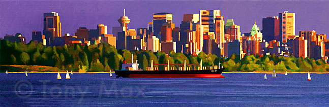 Sailors' View - Vancouver Art Prints by renowned Canadian Artist Tony Max