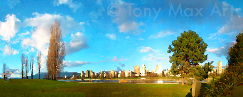A Mix of Sun and Cloud - Vancouver Art Prints by artist Tony Max