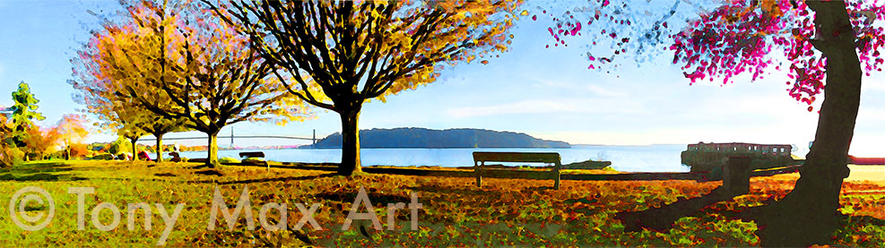 Ambleside in November - West Vancouver posters by artist Tony Max