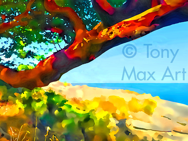 "Arbutus – Twisted Simple" – Arbutus art prints by Tony Max artist