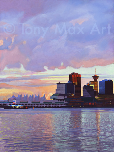 Classic View - North Vancouver art prints by BC artist Tony Max
