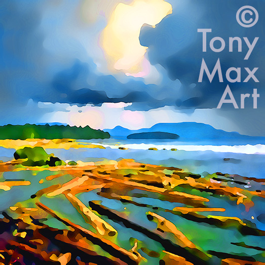 "Coastal Vista 110" - BC art by Tony Max artist