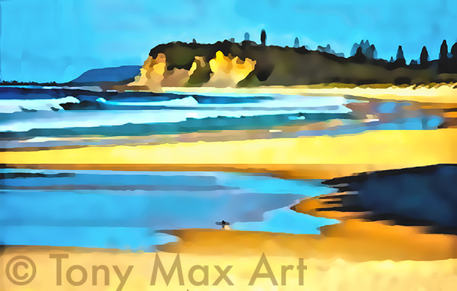 "Coastal Vista 97" – Sunshine Coast B.C. art by artist Tony Max