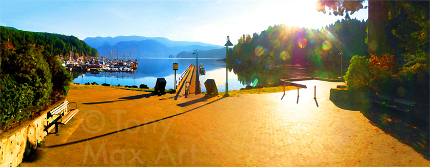 Vancouver Art - Deep Cove – Shiny Cobblestones Art Prtins by Tony Max