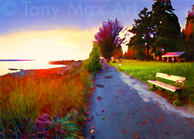 Vancouver Art Prints – Dundarave Colour Splash by Tony Max