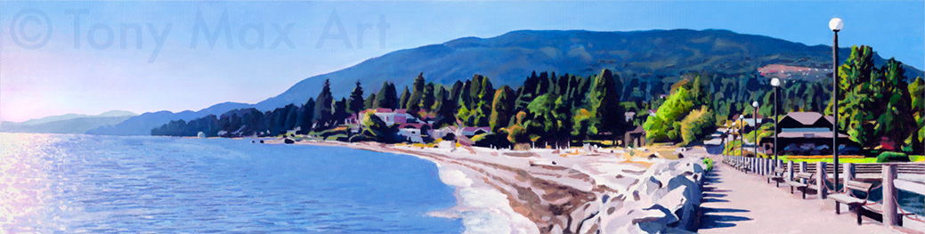 Dundarave - West Vancouver art prints  by renowned artist Tony Max