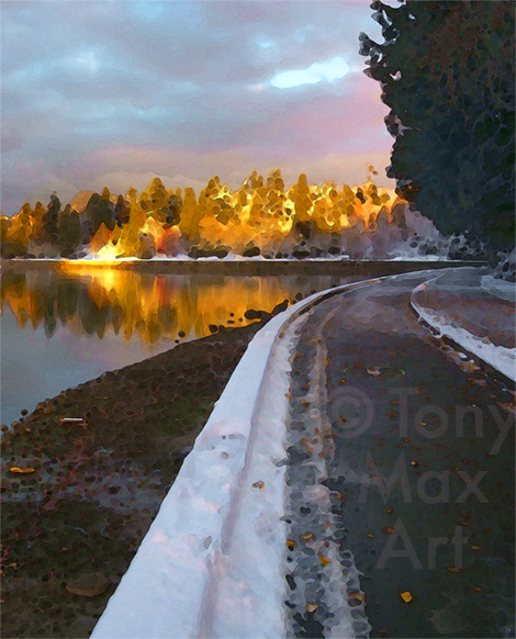 Fall Gold and Snow – Vancouver Art Prints by Tony Max