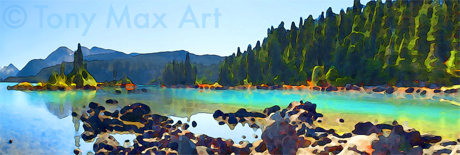 "Garibaldi - September isle Panorama" – fine art prints by Tony Max