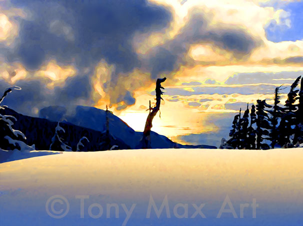 Howe Sound From Mount Harvey – Art of western Canada by Tony Max