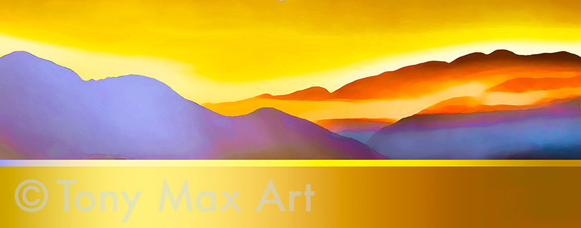"Howe Sound – Rare Color Display" - British Columbia art by art legend Tony Max