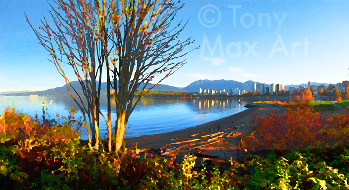 Kits - Bare Branches - Vancouver Art Prints by artist Tony Max