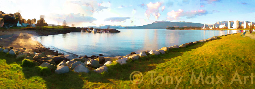 Little Cove - Vancouver Art Prints by artist Tony Max
