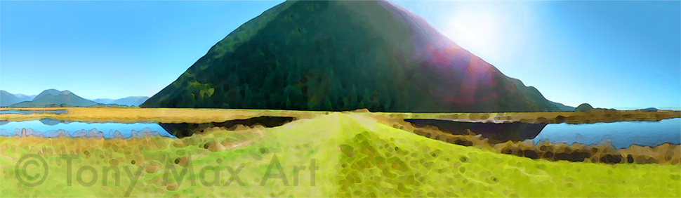 "Maple Ridge Panorama (Short)" – Mpale Ridge art by Tony Max
