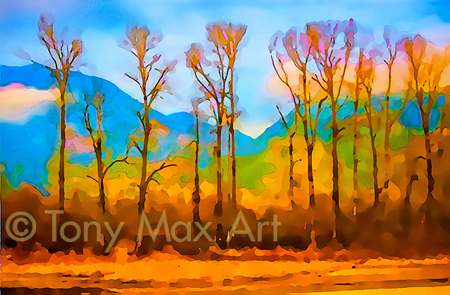 "Mountain 146" – contemporary Canadian landscape artist Tony Max