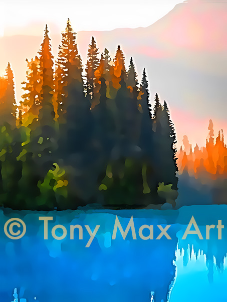 "Mountain 154" –  British Columbia fine art by artist Tony Max