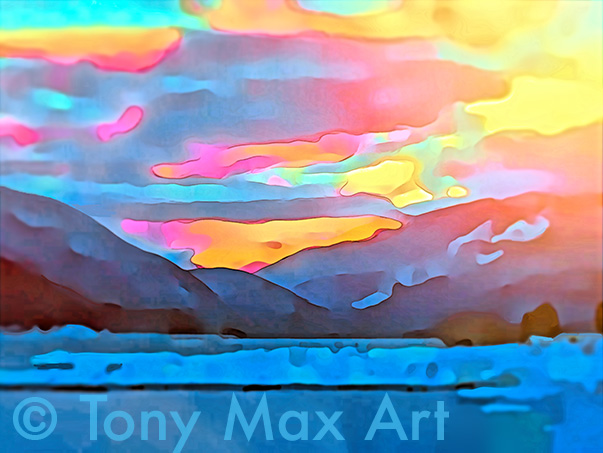 "Mountain 168" –  British Columbia fine art by artist Tony Max