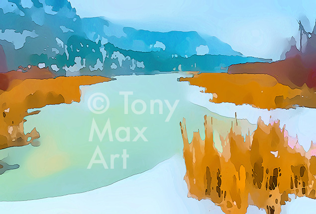 "Mountain Grandeur 76" – Tony Max art prints of British Columbia