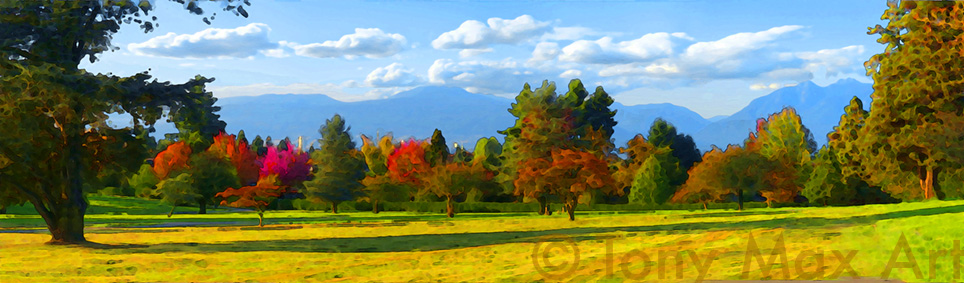 "Mountain View"  - Fraser Valley art and BC art by Tony Max