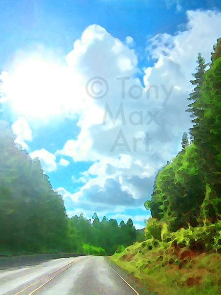 On the Road Number One - fine art prints by Tony Max