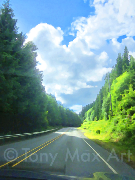 On the Road Number Two – fine art prints by Tony Max
