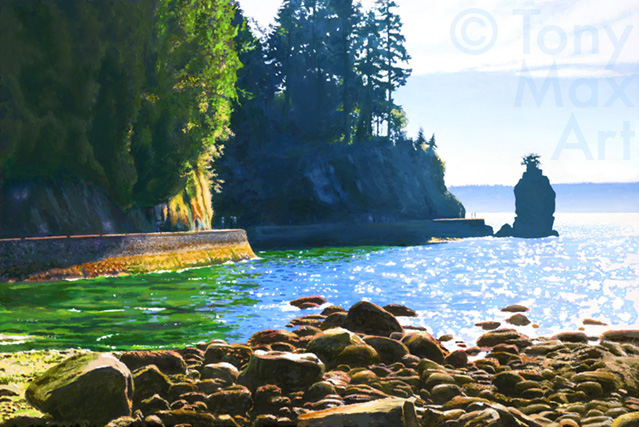 Resplendent Midday - Stanley Park  - Vancouver art prints by Canadian Artist Tony Max