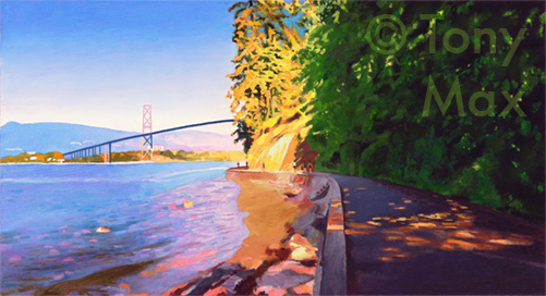 Stanley Park – North Side - Vancouver Art Prints by renowned Canadian Artist Tony Max
