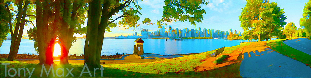 Stanley Park – Nine O'Clock Gun - Stanley Park fine art by Tony Max