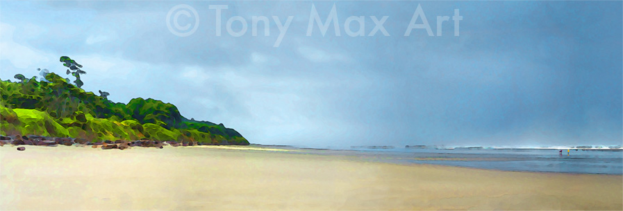 Sweeping Shoreline - West coast art prints by fine artist Tony Max