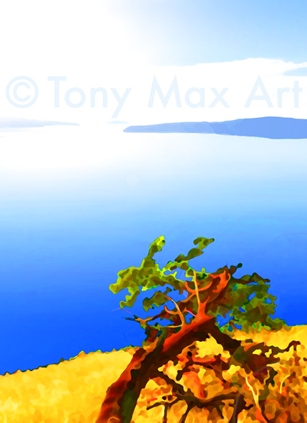 "Top of the World" – Southern Gulf Ialands art by artist Tony Max