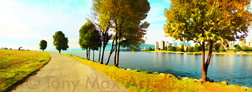 Vanier Park Panorama  - Vancouver Art Prints by artist Tony Max