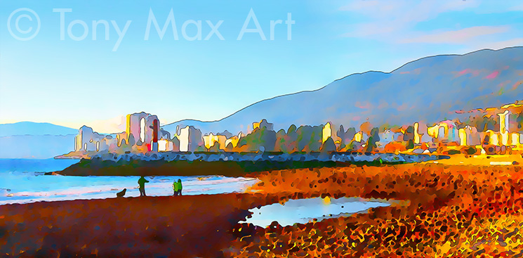 "West Van – Tidal Puddle" - West Vancouver art by artist Tony Max