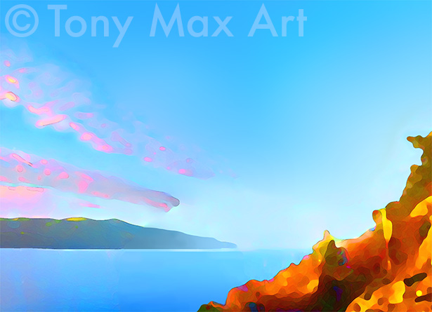 "Whytecliff – Changing Sky – Horizontal" – Britisih Columbia art by artist Tony Max