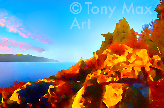 Whytecliff – Changing Sky – Overview – West Vancouver art by artist and painter by Tony Max