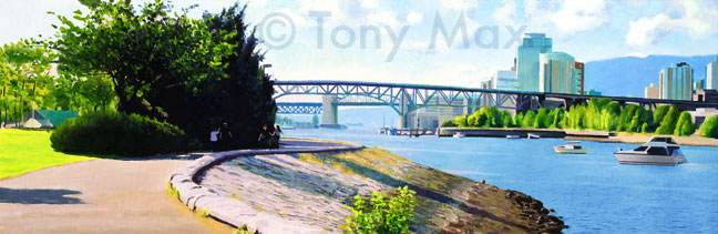 False Creek in Spring - Vancouver Art Prints by artist Tony Max