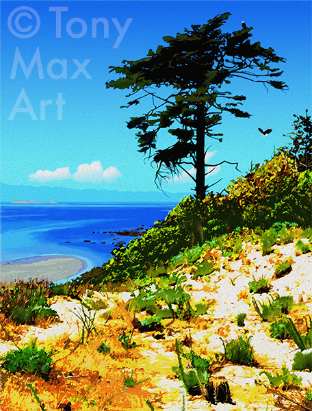 "The Lone Tree" – British Columbia coastal art by Tony Max