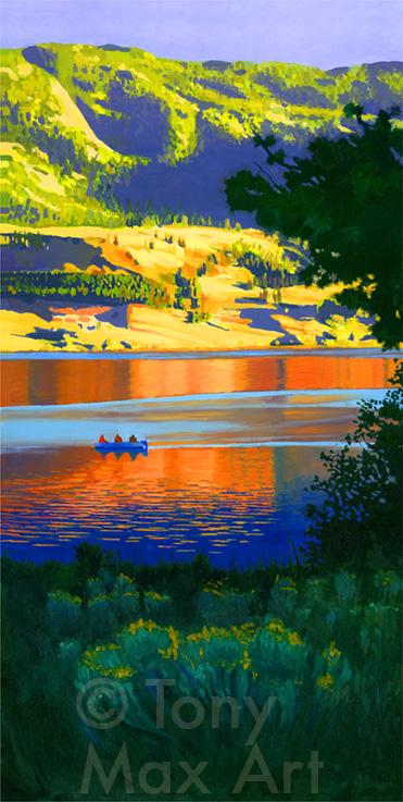 Nicola Lake - BC and Lower Mainland art prints by Canadian artist Tony Max