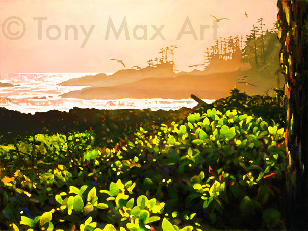 Wild Pacific Trail - Ucluelet, Vancouver Island -  BC art prints by Canadian artist Tony Max